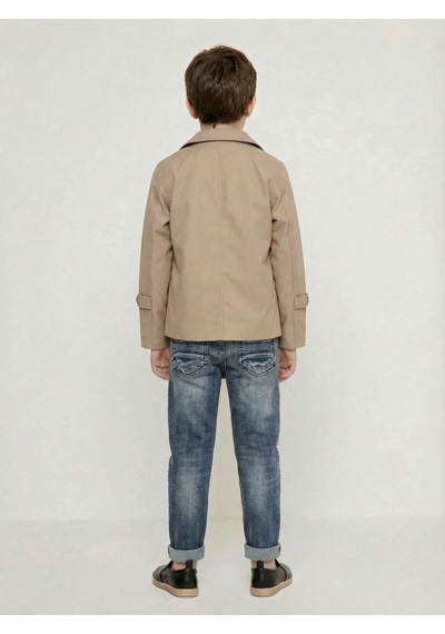 Xo Kids Erkek Çocuk 4lü Alt Üst Takım 6-9 Yaş 13206 Bej - Turuncu