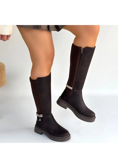 Naturalshoess Mojja Kahverengi Nubu Çizme Kahverengi