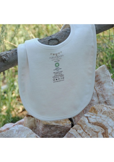 Naturaborn GOTS Organik Sertifikalı Bebek Mama Önlüğü Mavi