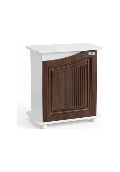Kanki Pet West6030-cvz1 Akvaryum Sehpası 60x30x69h Beyaz & Ceviz Mdf
