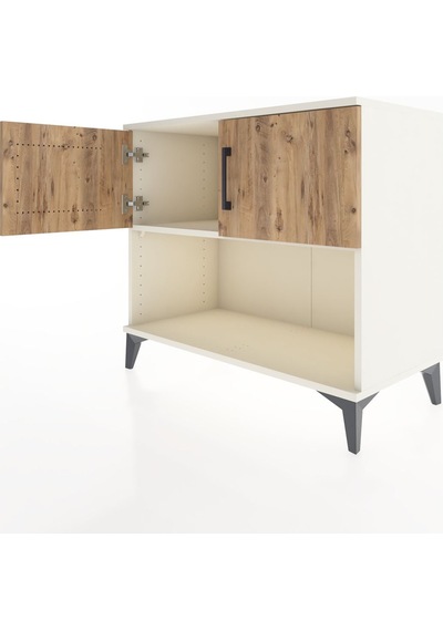 Hyperion Şifonyer Tek Raflı 2 Kapaklı 88x44x80 Aytaşı-çam Aytaşı