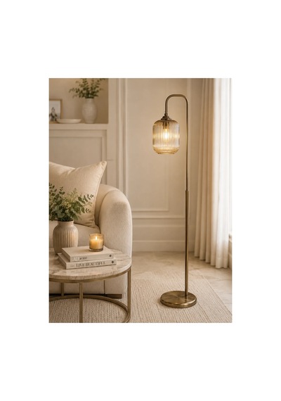 Luster Eskitme Lambader Metal Go Vde U Fleme Camlı Dekoratif Metal Tasarım S Ik Yerden Aydınlatm...