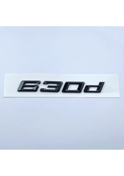 Bmw 630d Piano Black Bagaj Yazısı İthal Ürün A++ Kalite