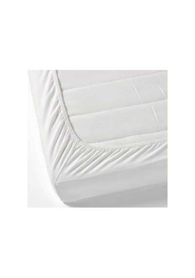Bebek Özel %100 Pamuklu Bebek Çocuk 70x120 Cm Park Beşik Için Lastikli Çarşaf 70x120 Beyaz Beyaz 2 Adet