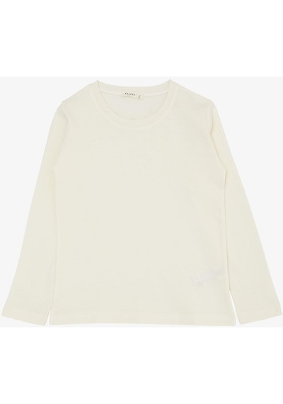 Breeze Erkek Çocuk Uzun Kollu Tişört Basic 9-14 Yaş, Krem KREM