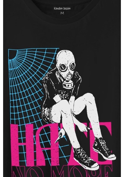 Hate No More 2k 22 Acid Street Culture Urban Baskılı Tişört Unisex T-shirt 001
