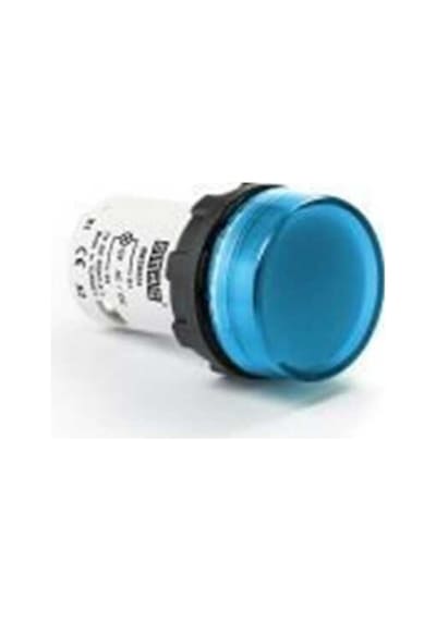 Emas MBSD012M MB Serisi Plastik LED'li 12-30V AC/DC Mavi 22 mm Sinyal