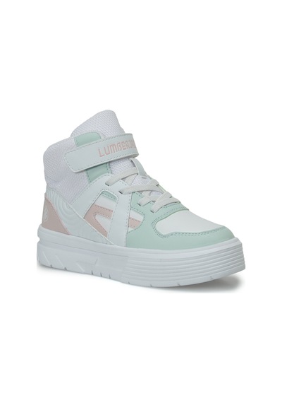 Lumberjack Crusel Hı Beyaz Kız Çocuk High Sneaker 000000000102697249 Beyaz-a Yesıl