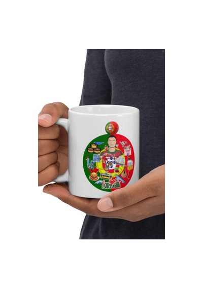 Portekiz Kupa Bardak 2 Adet Seyahat Hatıra Portugal Mug