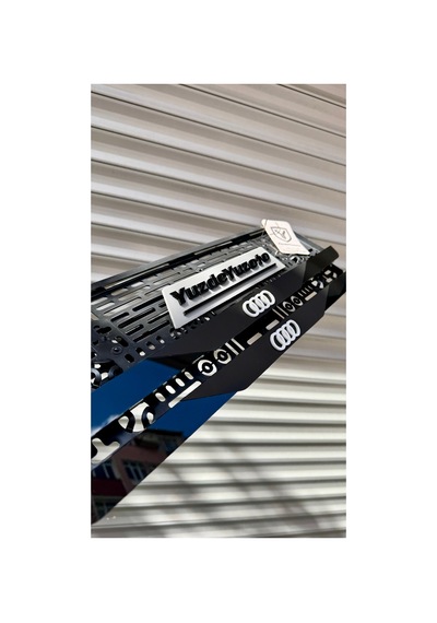 2adet Audı Uyumlu Beyaz Mod Pleksi Plakalık - 878384695