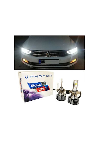 Vw Passat B7 Led Xenon Uzun Far Ampulü H7 Mono Yeni Seri Beyaz