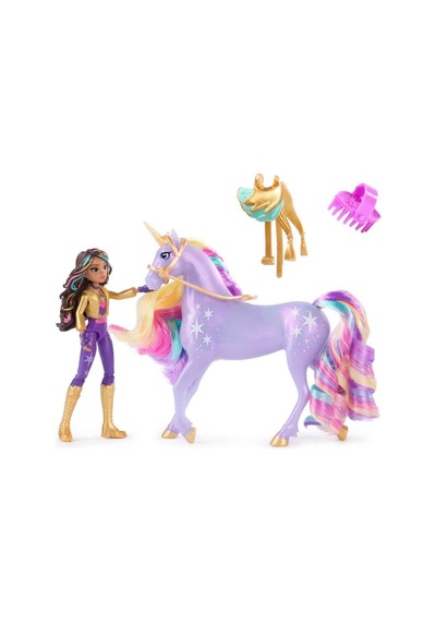 Unicorn Akademisi Sophia Figür Ve Wildstar Tek Boynuzlu At