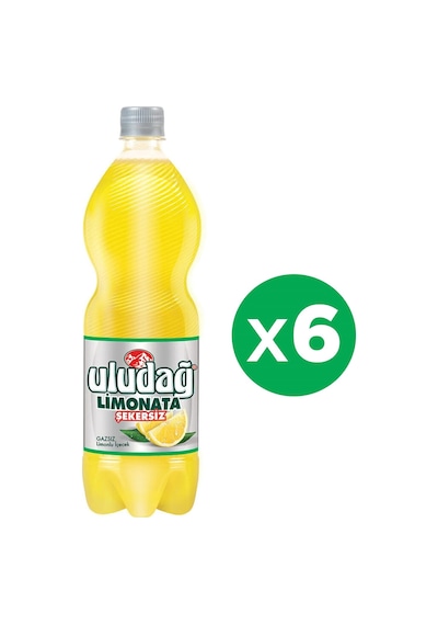 Uludağ Limonata Şekersiz 6 x 1 L