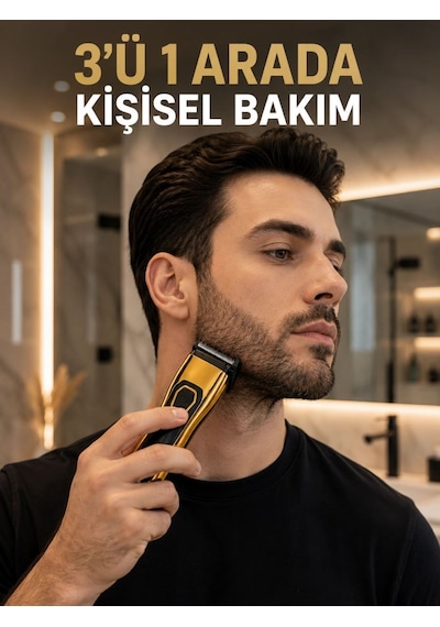 Saç, Sakal, Burun Ve Kulak Bakımı İçin Çok Amaçlı Tıraş Makinesi Diğer