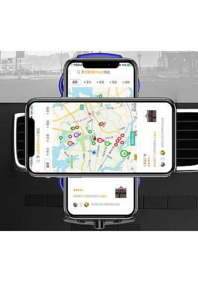 Kablosuz Şarj Oto Telefon Tutucu Havalandırma Tip Yeni Nesil