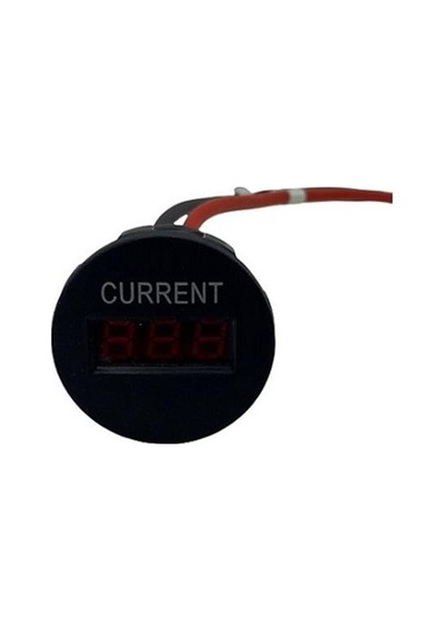 6V-33V DİJİTAL AMPERMETRE (KABLOLU) (26 MM)