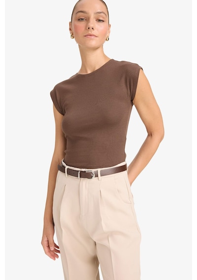 Defacto Slim Fit Dar Kesim Bisiklet Yaka Basic Düz Modal Kısa Kollu Tişört F0685ax25aubn151 Kahve-bn151 Defacto Slim Fit Dar Kesim Bisiklet Yaka Basic Düz Modal Kısa Kollu Tişört F0685ax25aubn151 Kahve-bn151