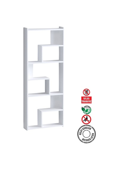 Decormet Prins Kitaplık Dec0055 Beyaz