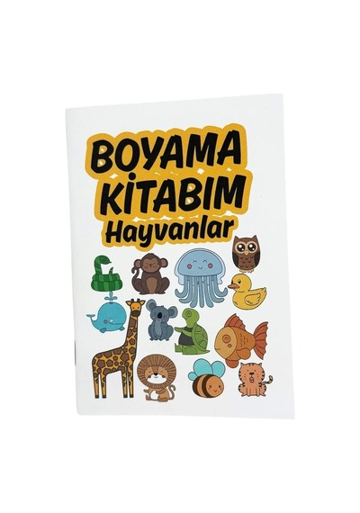 Hayvanlar Temalı Boyama Kitabı 210x145 Mm