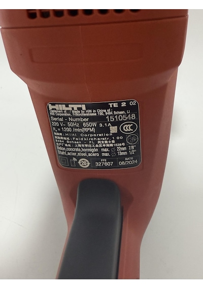 Hilti Te2 Çift Modlu Darbeli Kırıcı Matkap 650w