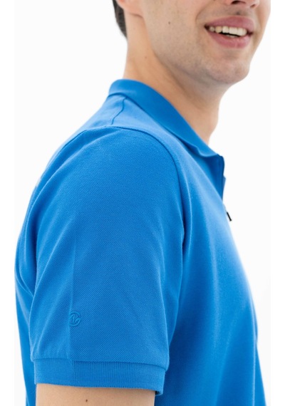 AR-MA Arma Erkek Regular Fit Polo Yaka Tişört Y25374304401 Saks Mavisi