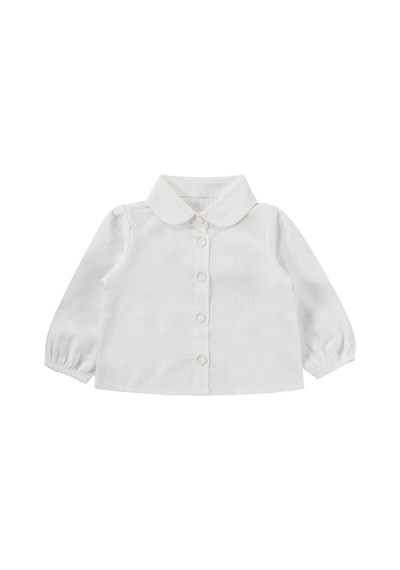 Civil Baby Fiyonklu 6-18 Ay Elbise - Ekru