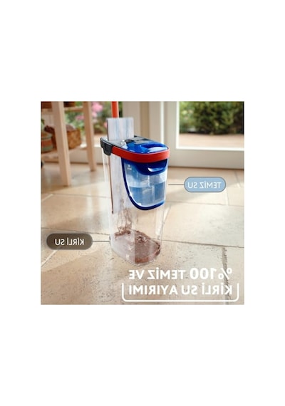 Kirli Ve Temiz Suyu Ayıran Temizlik Seti - Mikrofiber Mop