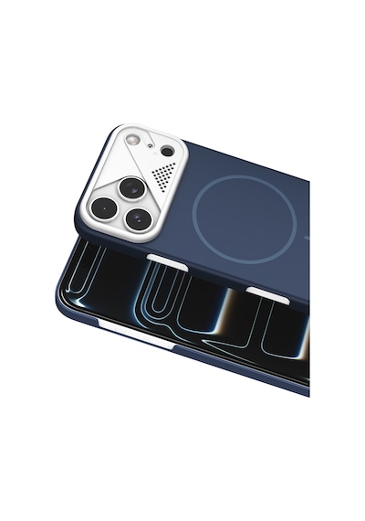Joko - 670 - Apple Apple iPhone Uyumlu 17 Pro Max Export Magsafe Kapak - Glblseme - - Lacivert