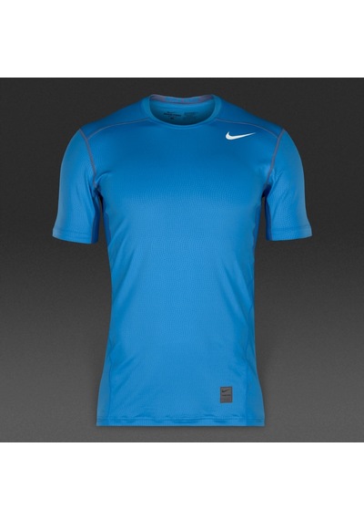 Nike Pro Hypercool Fitted Mavi - Nike Mavi Tişört Body