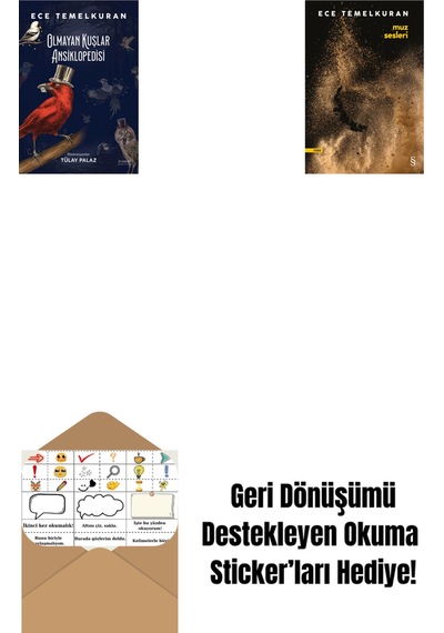 Olmayan Kuşlar Ansiklopedisi + Muz Sesleri + Okuma Sticker'ları