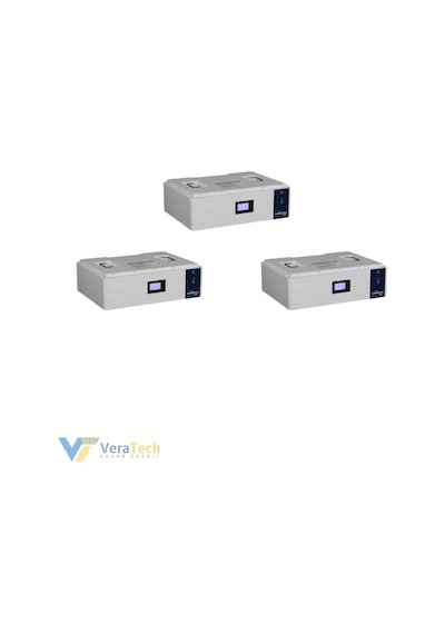 Veratech Güneş Enerjisi Solar Paketi 11kva İnverter 550 Watt Güneş Paneli 48v 100 Amper Lityum Akü