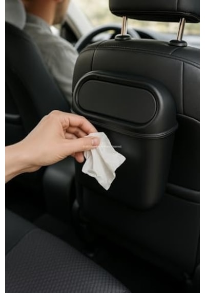 Busstier Araç İçi Çöp Kovası, Mini Otomobil Çöp Kutusu, Klipsli Ve Kancalı Tasarım, Kol Dayama Veya Koltuk Arkasına Takılabilir, Siyah Plastik Araba Çop Kabı, Dökülme Önleyici Kapaklı 6998 Busstier Araç İçi Çöp Kovası, Mini Otomobil Çöp Kutusu, Klipsli Ve Kancalı Tasarım, Kol Dayama Veya Koltuk Arkasına Takılabilir, Siyah Plastik Araba Çop Kabı, Dökülme Önleyici Kapaklı 6998
