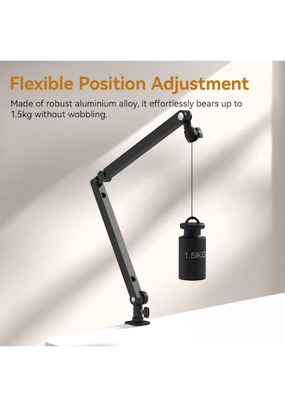Ulanzi Tm01 Boom Arm Mikrofon Masa Standı T046gba1