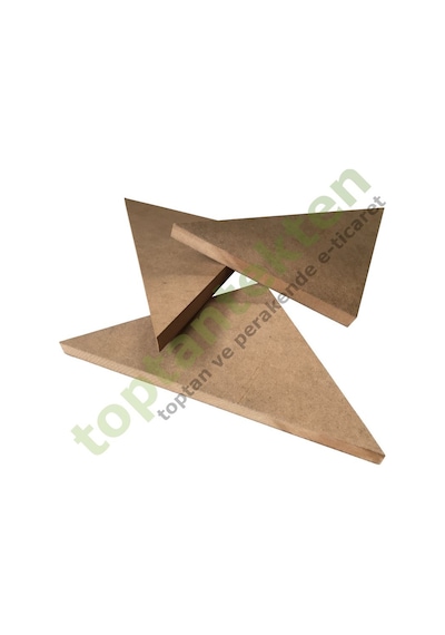 Kontreko Üçgen 20X20 Ham Mdf
