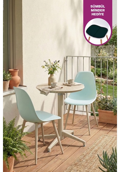 Vilinze Tilia Plastik Bahçe Balkon Bistro Seti Katlanır Masa 60 60 Cm Yeşili Bej Vilinze Tilia Plastik Bahçe Balkon Bistro Seti Katlanır Masa 60 60 Cm Yeşili Bej