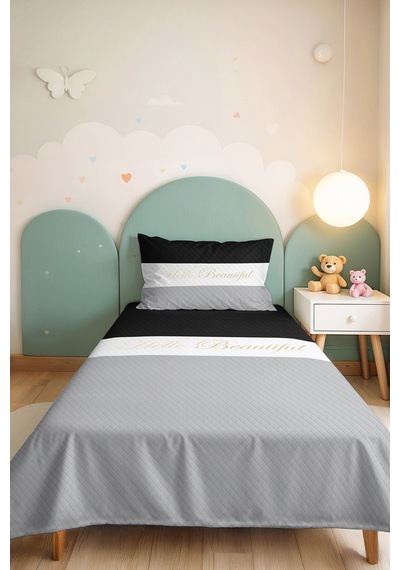 Modern Gri Geometrik Genç Odası Tek Kişilik Pike Takımı-siyah Beyaz 160x220 Cm Kapitone Yatak Örtüsü Kadife Masal Dokunuşu Modern Gri Geometrik Genç Odası Tek Kişilik Pike Takımı-siyah Beyaz 160x220 Cm Kapitone Yatak Örtüsü Kadife Masal Dokunuşu