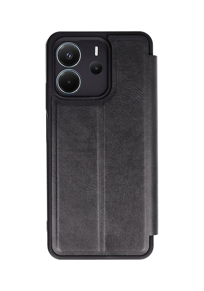 Xiaomi Redmi Note 14 4g Uyumlu Kılıf Flip Cover - Siyah
