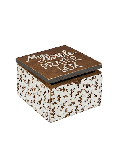 Lexroo Menteşeli Ahşap Kutu - My Little Prayer Box Çok Renkli