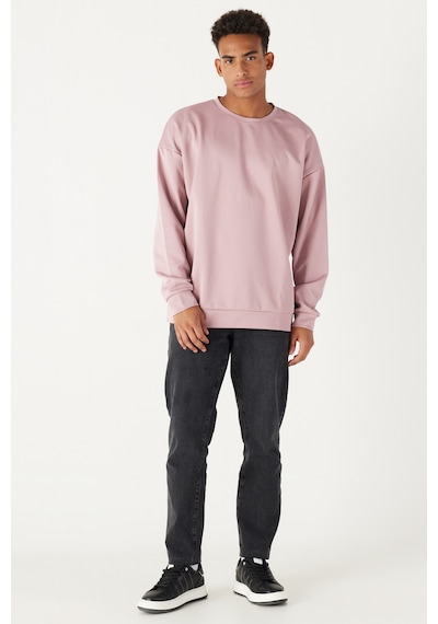 AC&Co / Altınyıldız Classics Erkek Gul Kurusu Oversize Bol Kesim Bisiklet Yaka Düz Sweatshirt Gül Kurusu AC&Co / Altınyıldız Classics Erkek Gul Kurusu Oversize Bol Kesim Bisiklet Yaka Düz Sweatshirt Gül Kurusu