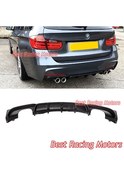 Bmw F30 2012-2017 Taiwan Sag-sol Çift Çıkış M-tech Arka Difüzör