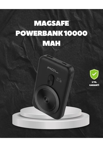Magsafe Uyumlu Kablosuz Powerbank Taşınabilir Hızlı Şarj Çok Renkli