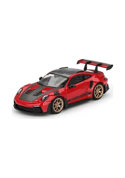 Mini Gt 1/64 Model Araba Porsche 911 992 Gt3 Rs Weissach Package Kırmızı Guards Red Mgt01060-bl