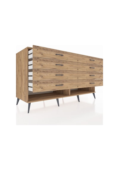 Kronos Konsol 8 Çekmeceli 176x59x99 Çam-çam Çam-çam