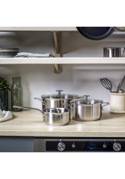 Kitchenaid Çelik Tencere Seti 20-24 Cm Tencere & 16 Cm Sosluk Diğer