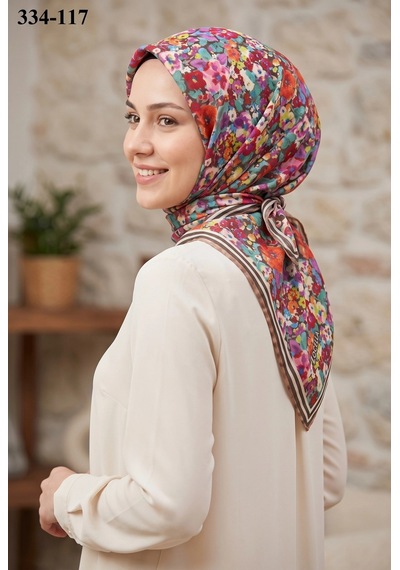 Locella Lo'cella Soft Pamuk Eşarp 334-117 Çok Renkli