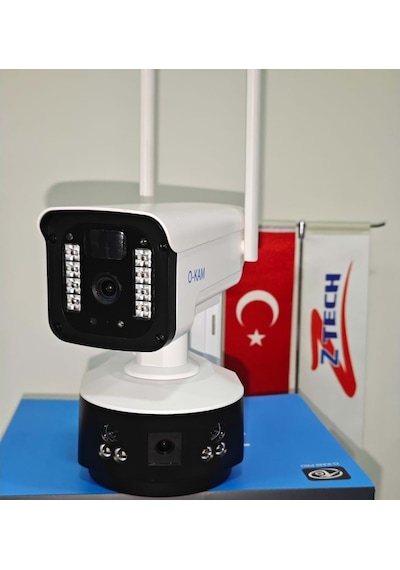 O-kam-3032 6mp Dual Lens Wıfı Ptz Camera