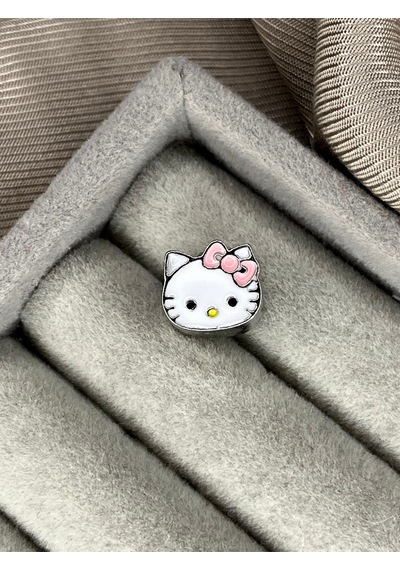 Pembe Fiyonklı Kedi Charm