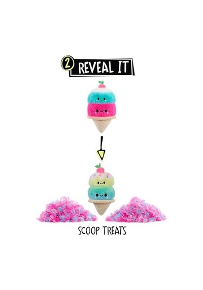 Fluffie Stuffiez Küçük Peluş Dondurma 000 Açık Krem