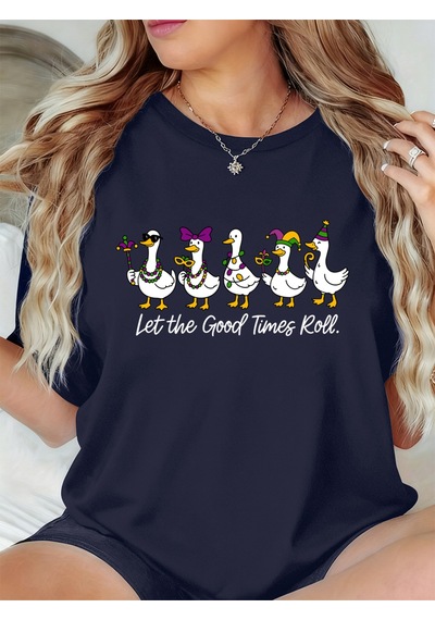 Noıssey Urban Pop Graphic Kadın Tişört Koleksiyonukod 5411 Lacivert