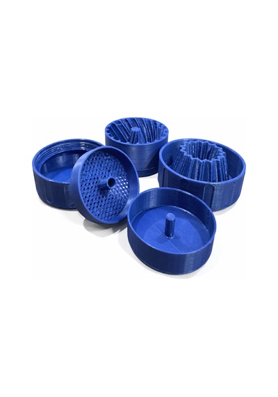 Baharat Öğütücü Grinder - 3d Baskı, Mıknatıslı Kapaklı Sarı